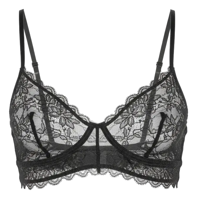 Tops y bralettes: modelo de ejemplo